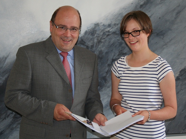 Steffen Kampeter MdB und Sonja Hachmann in Berlin Steffen Kampeter MdB und Sonja Hachmann in Berlin